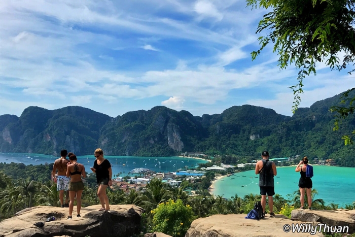 Vue imprenable depuis le Viewpoint de Phi Phi Don