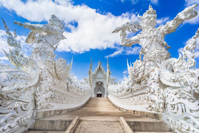 Wat Rong Khun - Incontournable à Chiang Rai, voyage d’un mois en Thaïlande