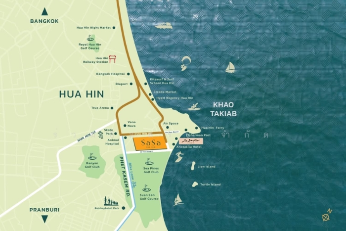 Hua Hin est une station baln&eacute;aire en Tha&iuml;lande