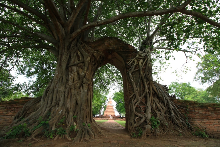 Porte du Temps au Wat Phra Ngam