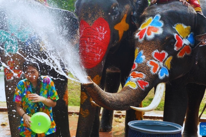 Songkran à Ayutthaya 