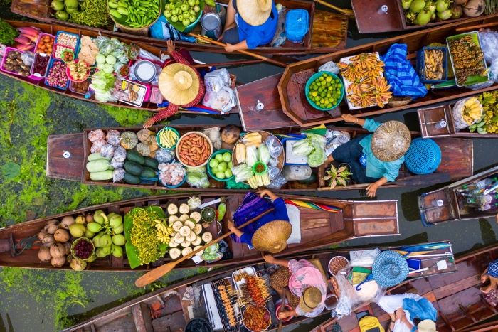 Visiter le marché flottant de Damnoen Saduak
