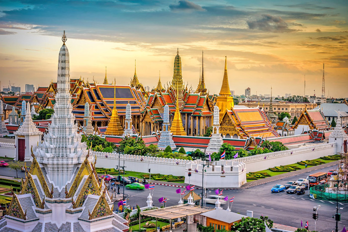 Grand Palais de Bangkok, site historique majeur pour un court séjour