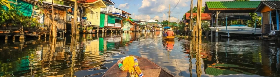 Mon excursion en bateau sur les klongs à Bangkok