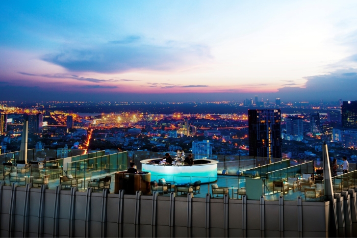 Octave Rooftop Lounge – Une vue imprenable pour profiter de la vie nocturne à Bangkok