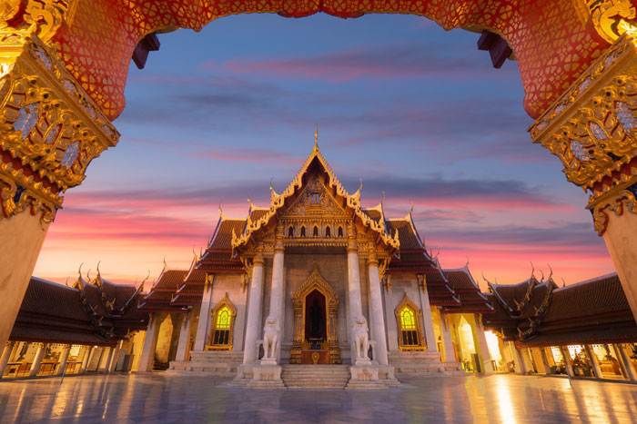 Wat Benchamabophit, temple incontournable de Bangkok