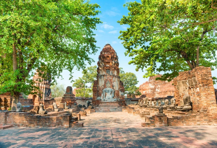 Wat Mahathat, vieux temple thaïlandais