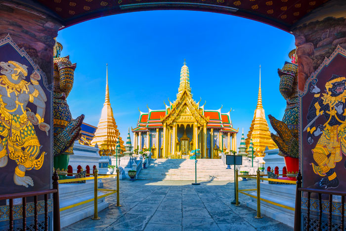 Le Wat Phra Kaeo (le temple du Bouddha)