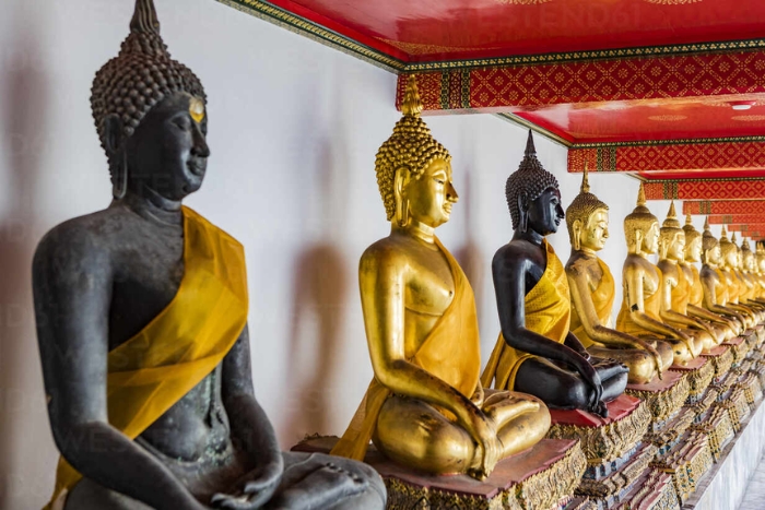 Collection de statues Bouddha