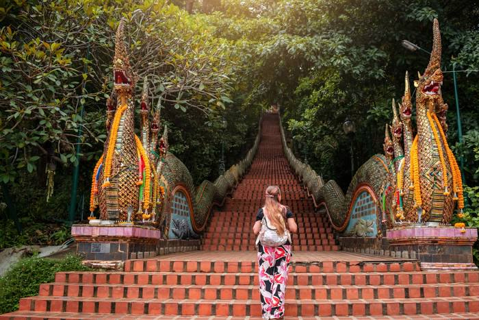 Wat Phra That Doi Suthep, une attraction incontournable lors d'un séjour de 10 jours à Chiang Mai