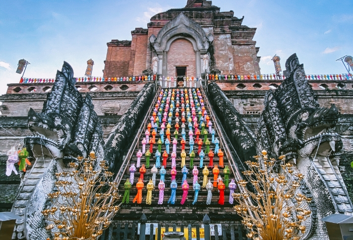 Wat Cheudi Luang, temple à Chiang Mai