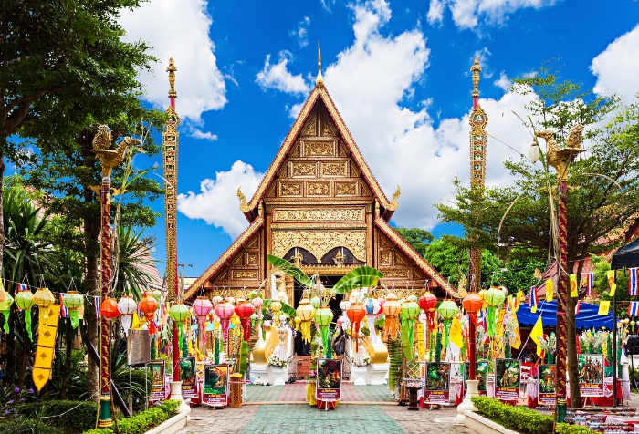 Wat Phra Singh, un ancien temple bouddhiste à Chiang Mai