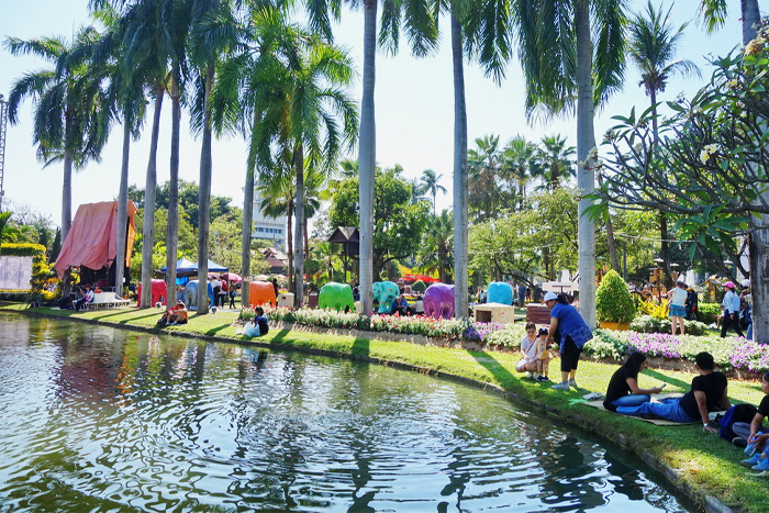 Parc Nong Buak Haad - un lieu paisible à visiter en famille à Chiang Mai