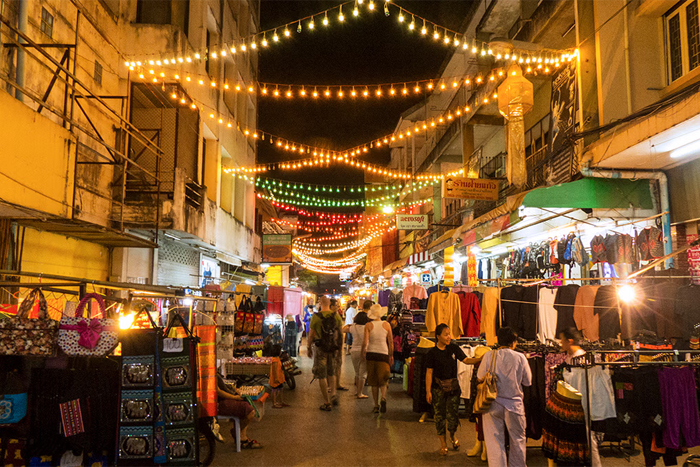 Le marché de nuit de Chiang Rai