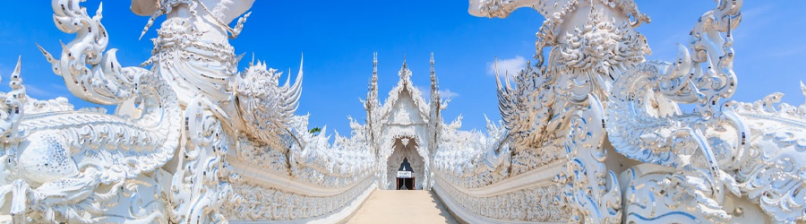Explorez Le Wat Rong Khun: Le Temple Blanc De Chiang Rai, Thailande