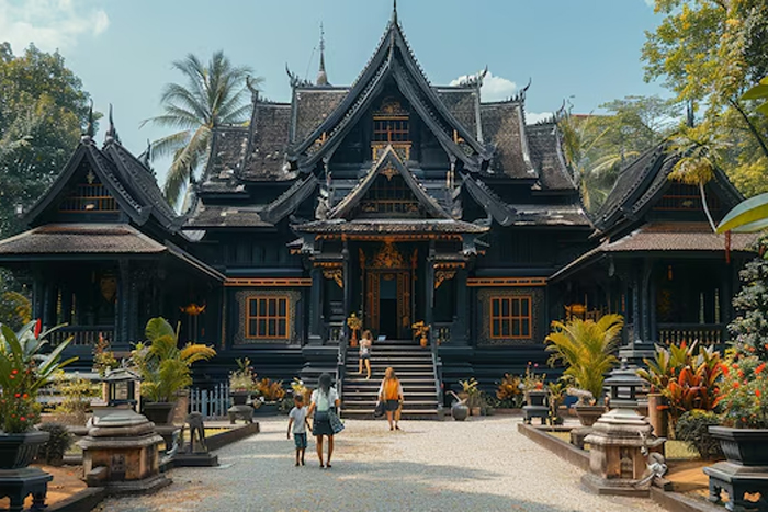  Maison noire (Musée Baan Dam) à Chiang Rai