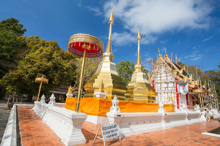 Le temple Wat Phra That Doi Tung