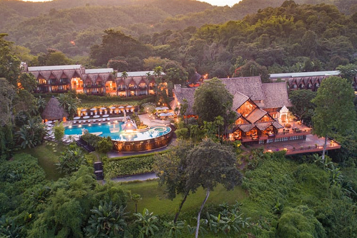 Anantara Golden Triangle - hôtel 5 étoiles à Chiang Rai avec sanctuaire d’éléphants et vue sur le Mékong