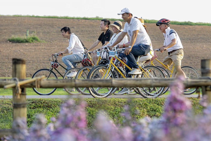 Faire du vélo au parc singha Chiang Rai