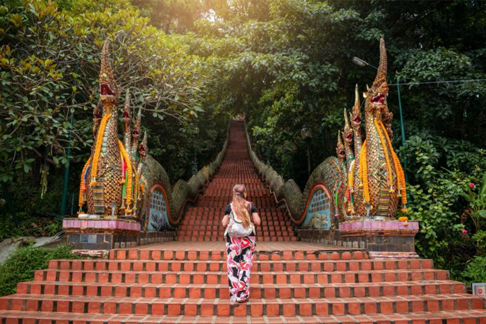 Wat Phra That Doi Suthep, l’un des temples les plus emblématiques de Chiang Mai