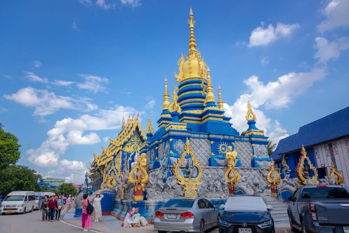 Blue Temple à Chiang Rai itinéraire Thaïlande Laos 2 semaines