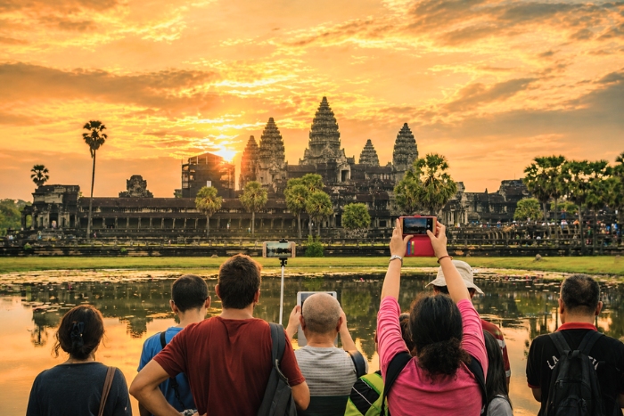 La magie du lever du soleil &agrave; Angkor Wat au c&oelig;ur d&rsquo;un voyage Tha&iuml;lande Cambodge Vietnam