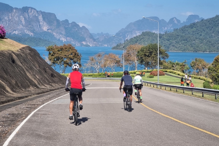 Faire du v&eacute;lo au sud Thailande