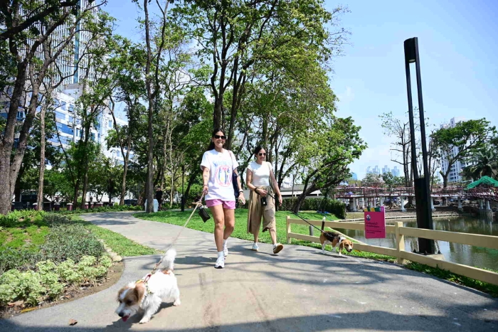 Benjakitti Park, une étape incontournable des destinations dog friendly Thaïlande