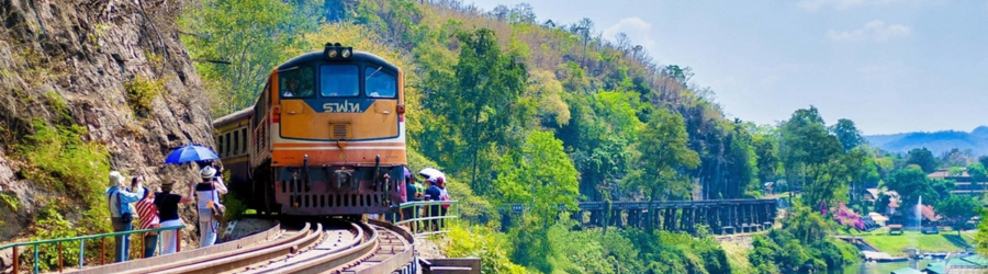 Le train du pont de la rivi&egrave;re Kwai, un incontournable lors d&rsquo;un voyage 3 jours &agrave; Kanchanaburi