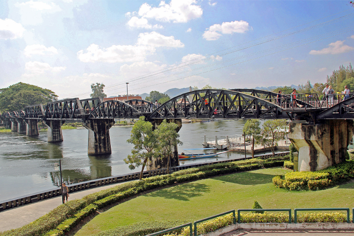 Le Pont de la rivière Kwai à Kanchanaburi