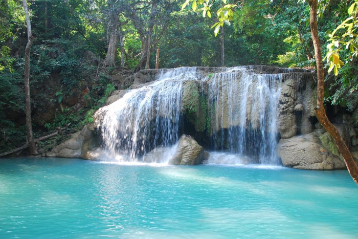 Cascade de Erawan à Kanchanaburi