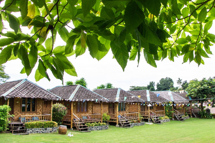 Bamboo house