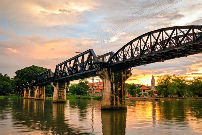 Pont de la rivière Kwai à Kanchanaburi