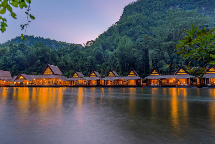 Hôtel adapté aux enfants à Kanchanaburi