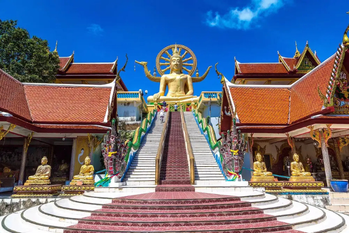 Vous pouvez visiter la pagode Wat Phra Yai lors de votre voyage 1 semaine à Koh Samui