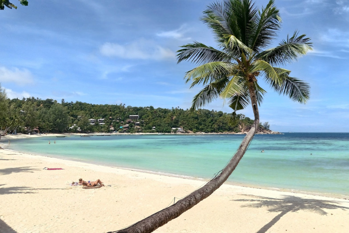 Vous pouvez vous relaxer à la plage Salad, à Koh Phangan