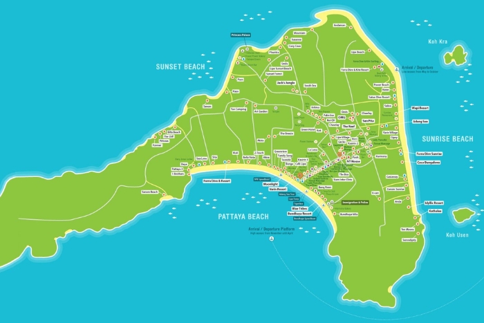 Carte de Koh Lipe