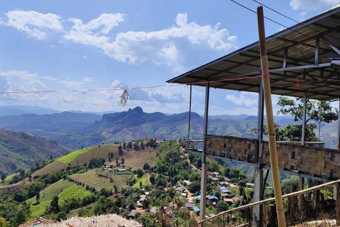 Le village lahu de Ban Ja Bo &agrave; Pai