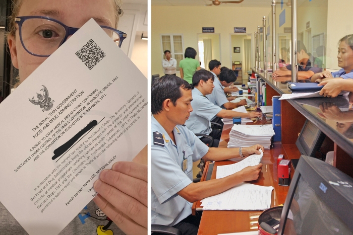 Apporter des médicaments en Thaïlande