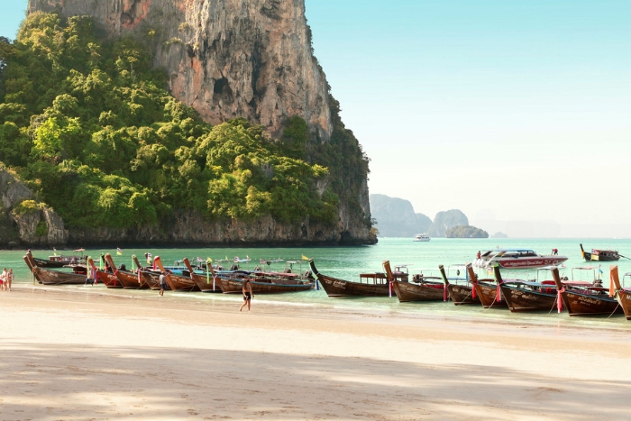 La plage d&rsquo;Ao Nang &agrave; Krabi