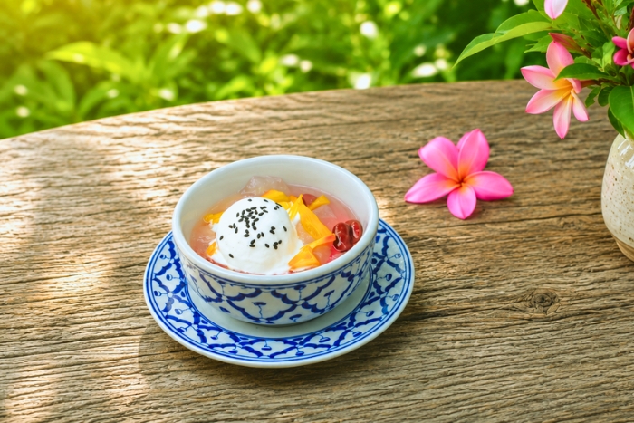 D&eacute;couverte du Oh Aew, dessert embl&eacute;matique de Phuket