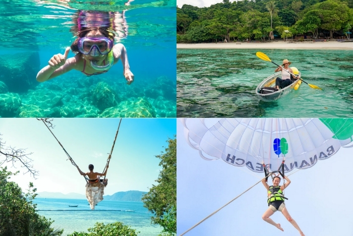 Banana Beach offre de nombreuses activitées