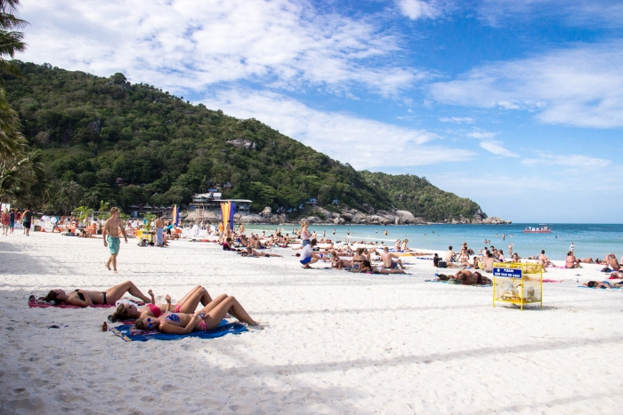 Plage Haad Rin est une destination cl&eacute; dans circuit Phuket Koh Samui 10 jours