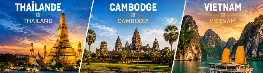 Thailande Cambodge Vietnam 14 Jours