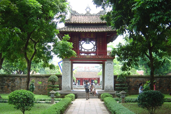 Le Temple de la Litt&eacute;rature est l'un des sites incontournables &agrave; visiter &agrave; Hano&iuml;