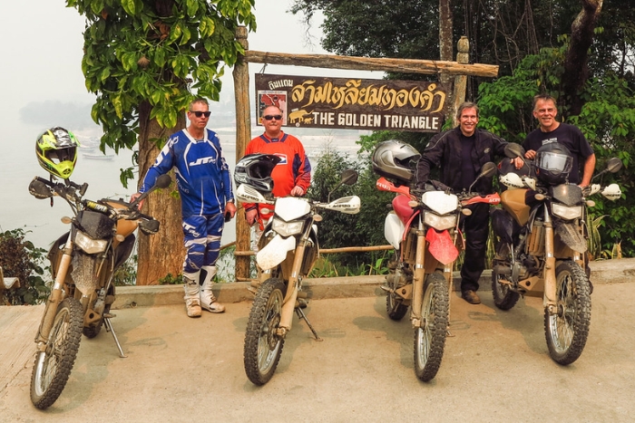 Le Triangle d'Or, une option populaire pour les circuits à moto en Thaïlande
