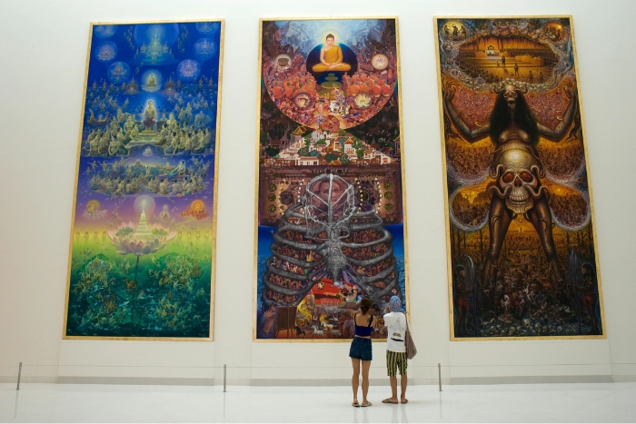 Admirer des œuvres d'art uniques au MOCA Bangkok