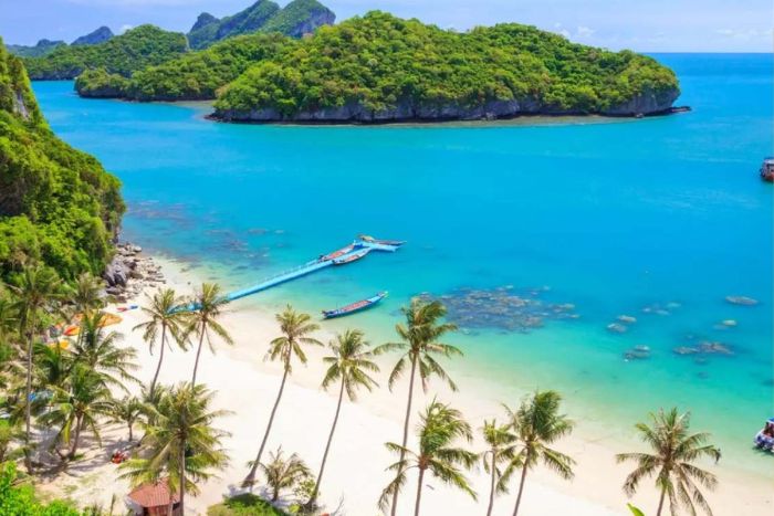 Koh Samui est une île célèbre et magnifique de Thaïlande