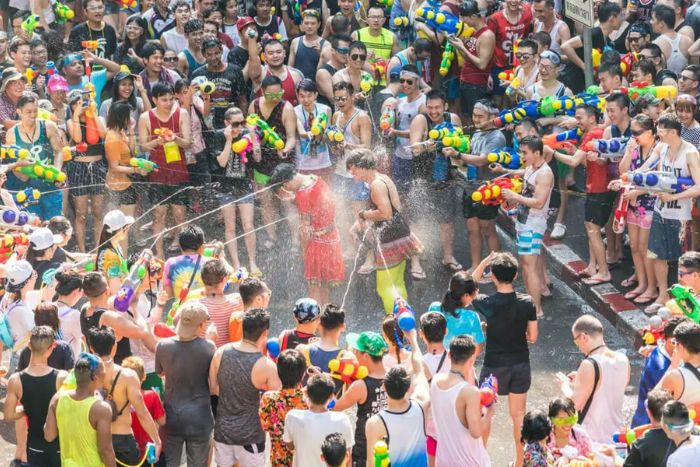 Le principal événement en Thaïlande en avril est le Songkran