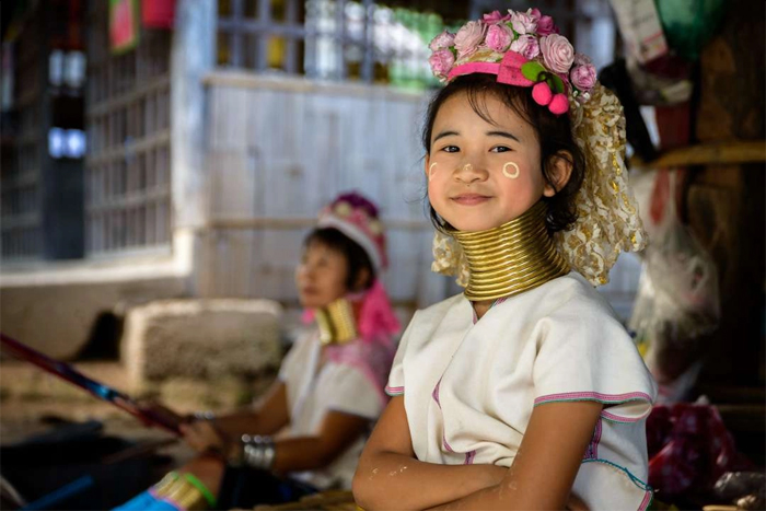 La beauté des femmes girafes